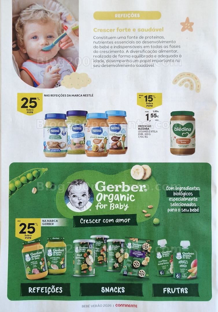 Antevisão Folheto CONTINENTE Feira do Bebé Verão Promoções de 30 junho a 12 julho