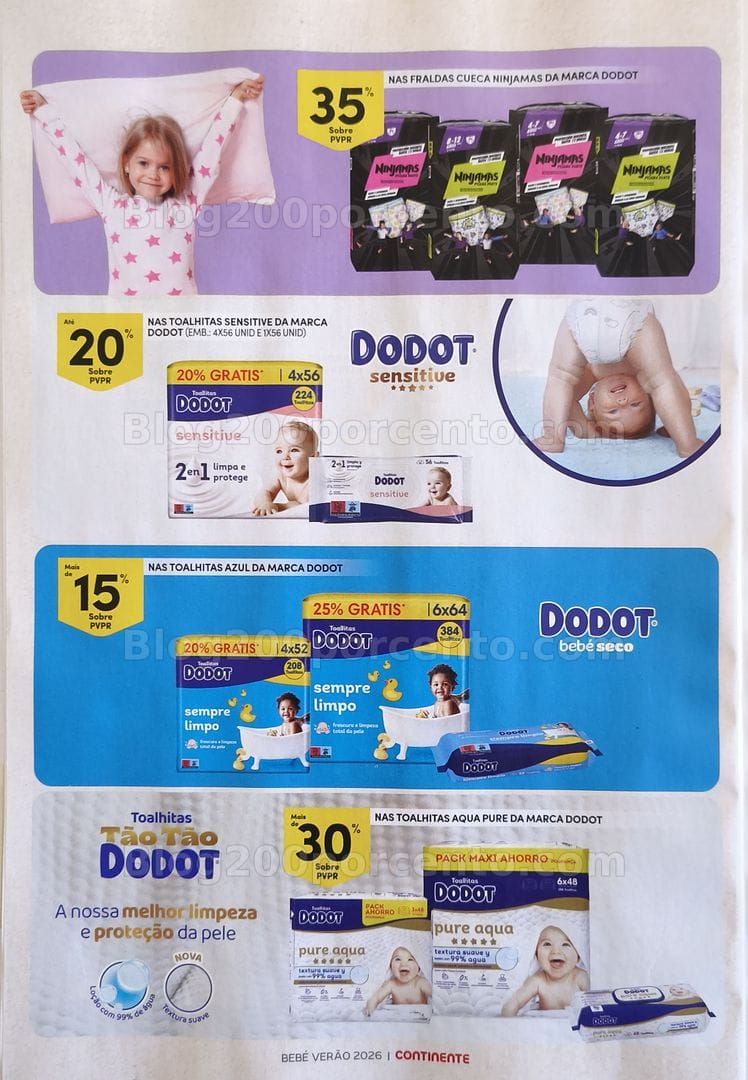 Antevisão Folheto CONTINENTE Feira do Bebé Verão Promoções de 30 junho a 12 julho