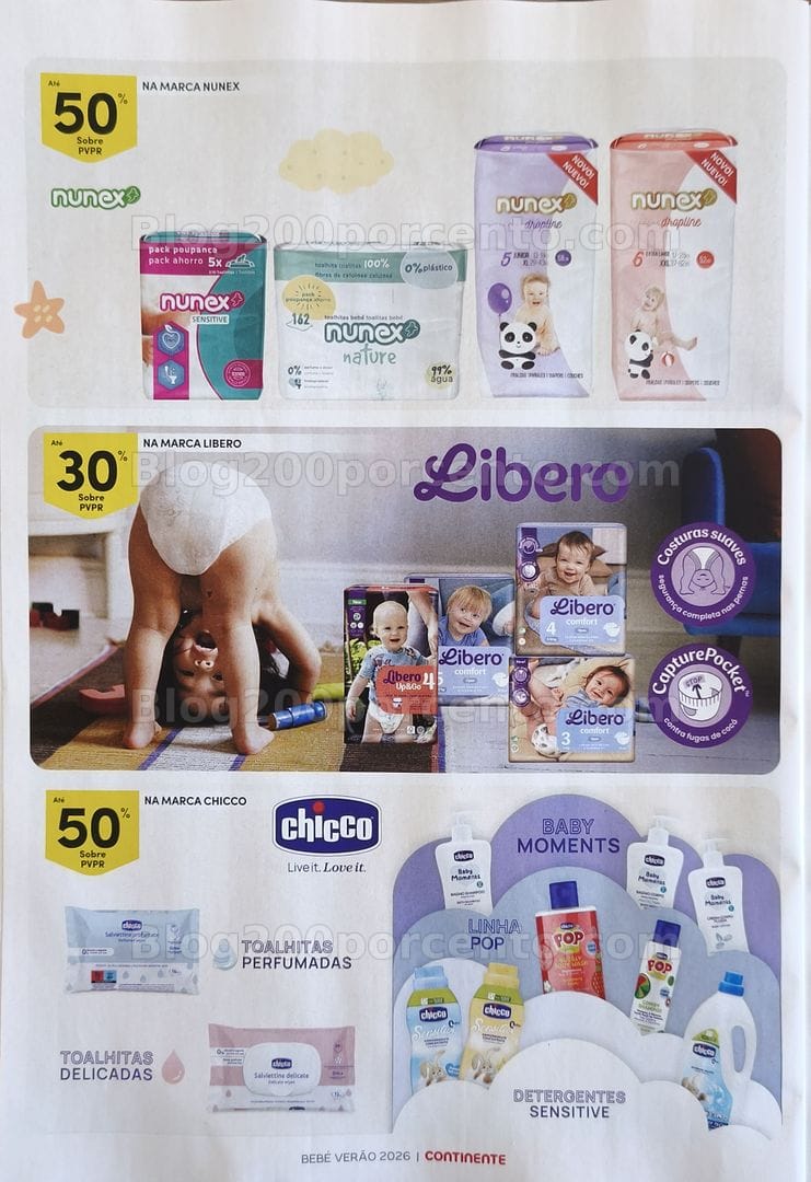 Antevisão Folheto CONTINENTE Feira do Bebé Verão Promoções de 30 junho a 12 julho
