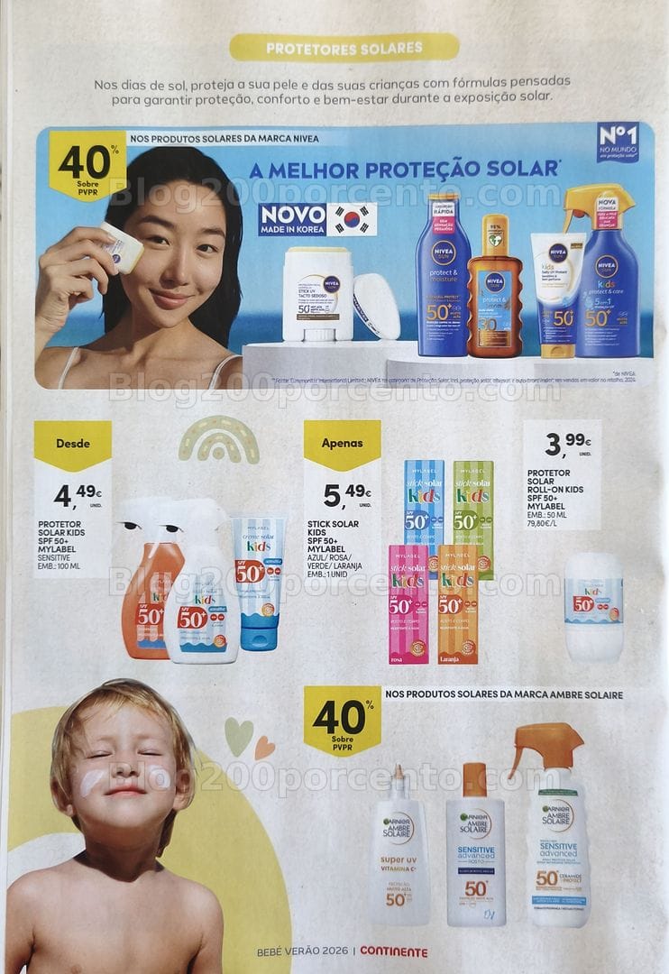 Antevisão Folheto CONTINENTE Feira do Bebé Verão Promoções de 30 junho a 12 julho