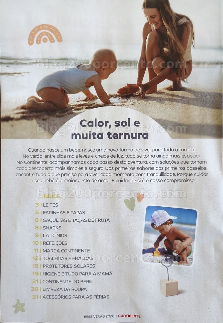 Antevisão Folheto CONTINENTE Feira do Bebé Verão Promoções de 30 junho a 12 julho