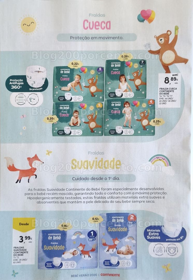 Antevisão Folheto CONTINENTE Feira do Bebé Verão Promoções de 30 junho a 12 julho