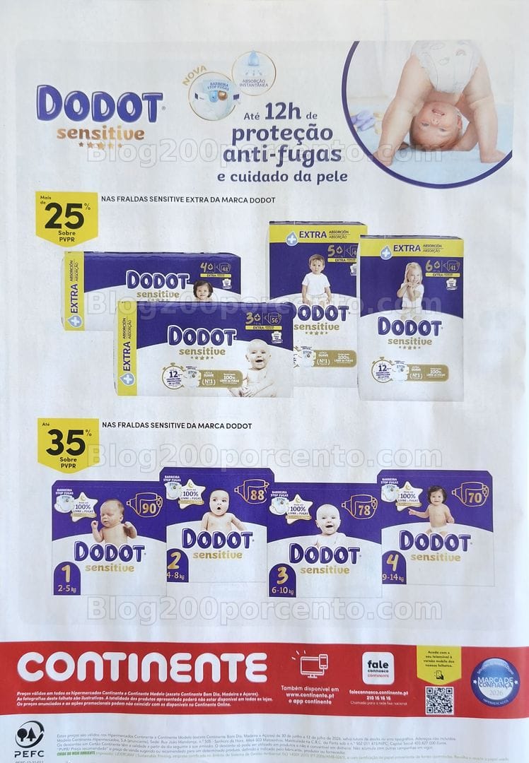 Antevisão Folheto CONTINENTE Feira do Bebé Verão Promoções de 30 junho a 12 julho