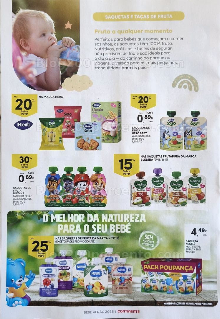 Antevisão Folheto CONTINENTE Feira do Bebé Verão Promoções de 30 junho a 12 julho