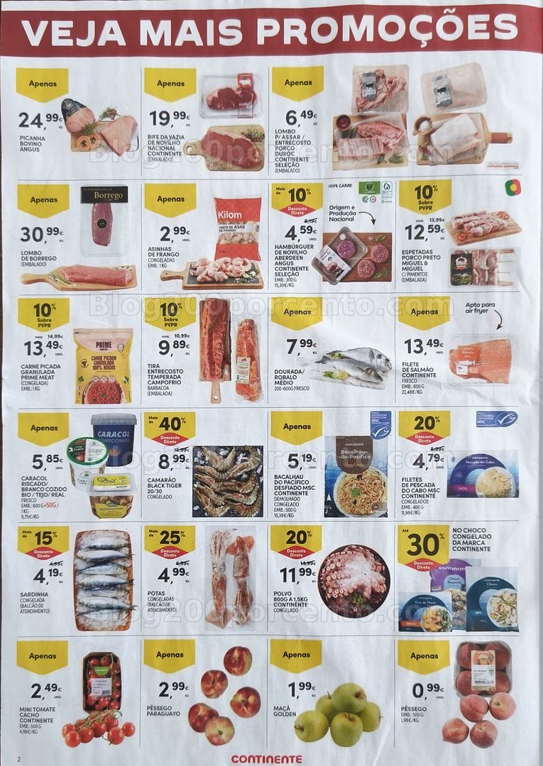 Antevisão Folheto CONTINENTE Promoções Fim de Semana - 12 a 15 junho