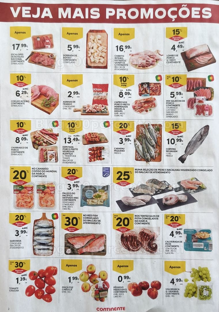 Antevisão Folheto CONTINENTE Fim de Semana Promoções de 19 a 22 junho