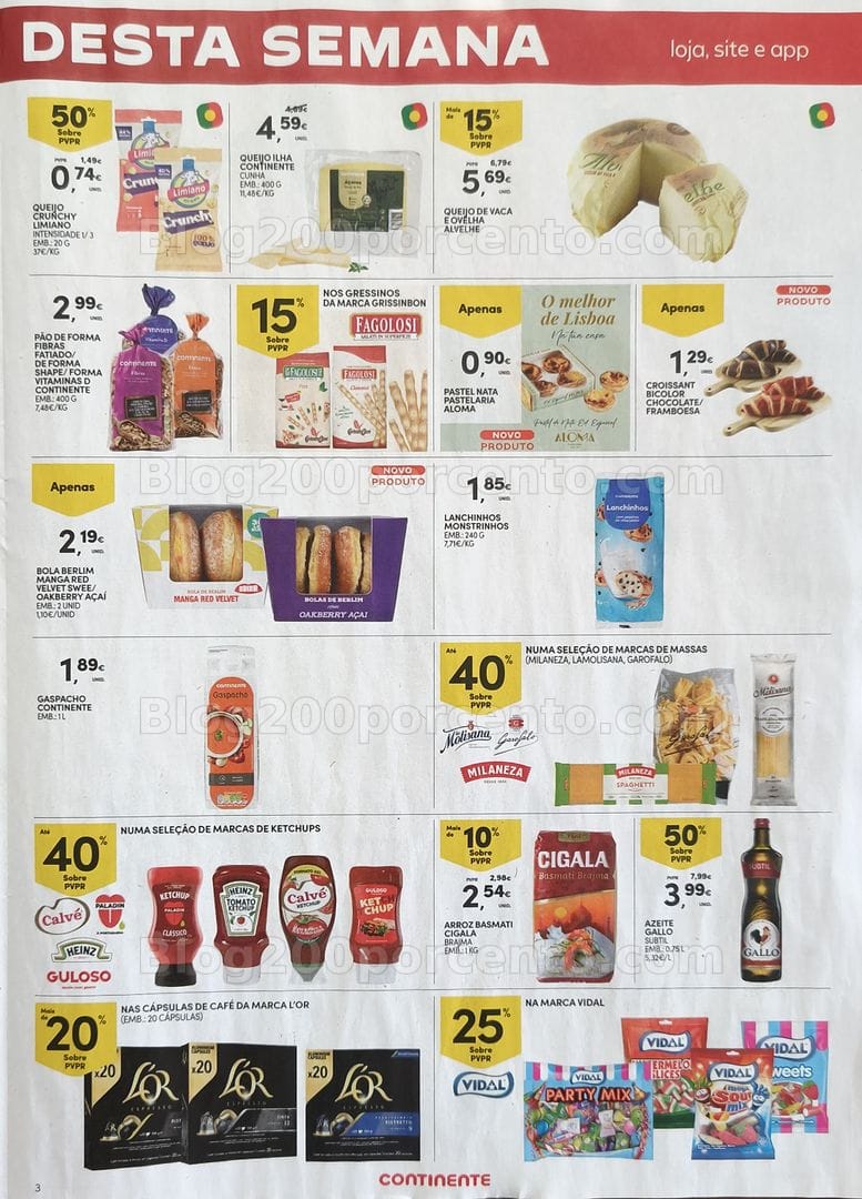 Antevisão Folheto CONTINENTE Promoções Fim de Semana - 26 a 29 junho