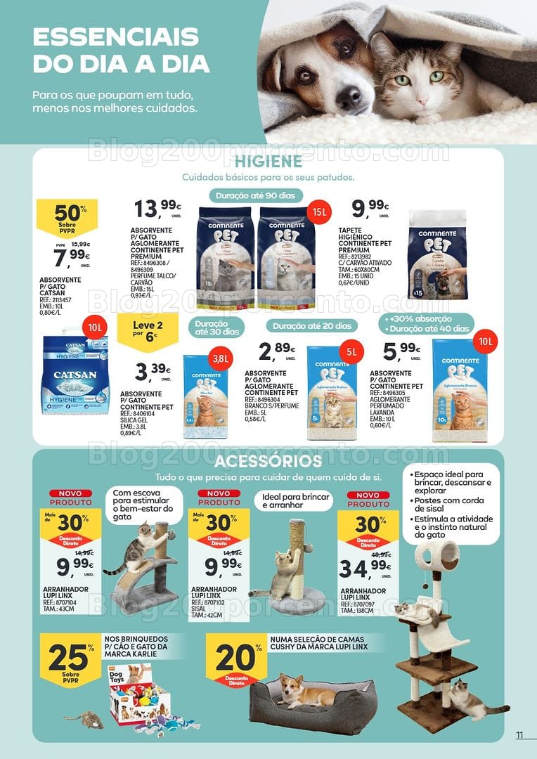 Antevisão Folheto CONTINENTE Especial Animais Promoções de 9 a 21 junho
