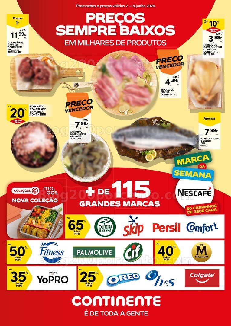 Antevisão Folheto CONTINENTE Promoções de 2 a 8 junho