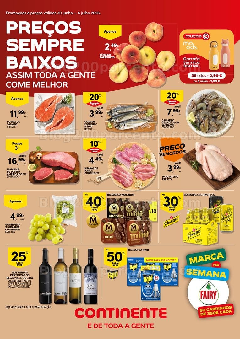 Antevisão Folheto CONTINENTE Promoções de 30 junho a 6 julho - Edição Digital