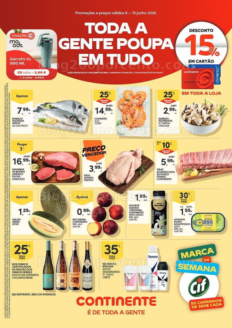 Antevisão Folheto CONTINENTE Promoções de 9 a 15 junho - Edição Digital