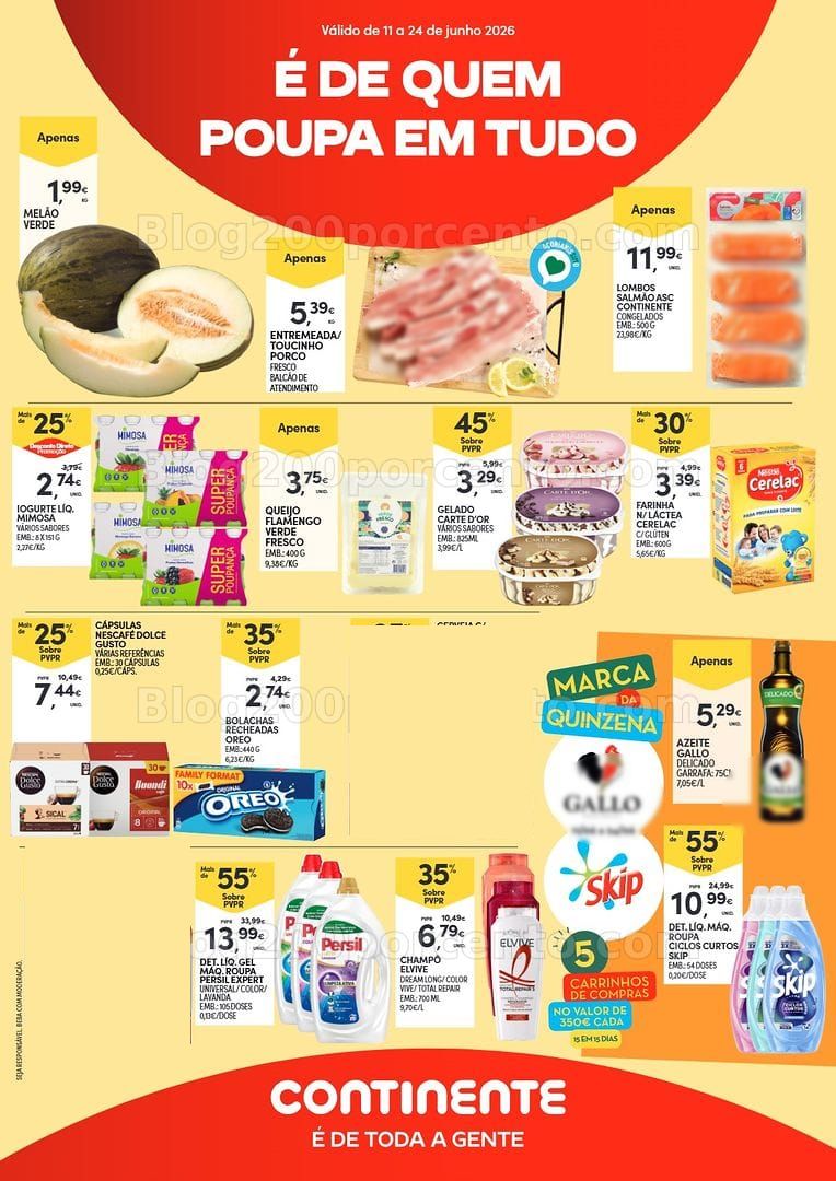 Antevisão Folheto CONTINENTE Açores Promoções de 11 a 24 junho
