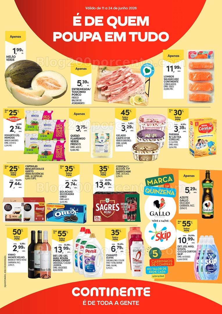 Antevisão Folheto CONTINENTE Açores Promoções de 11 a 24 junho