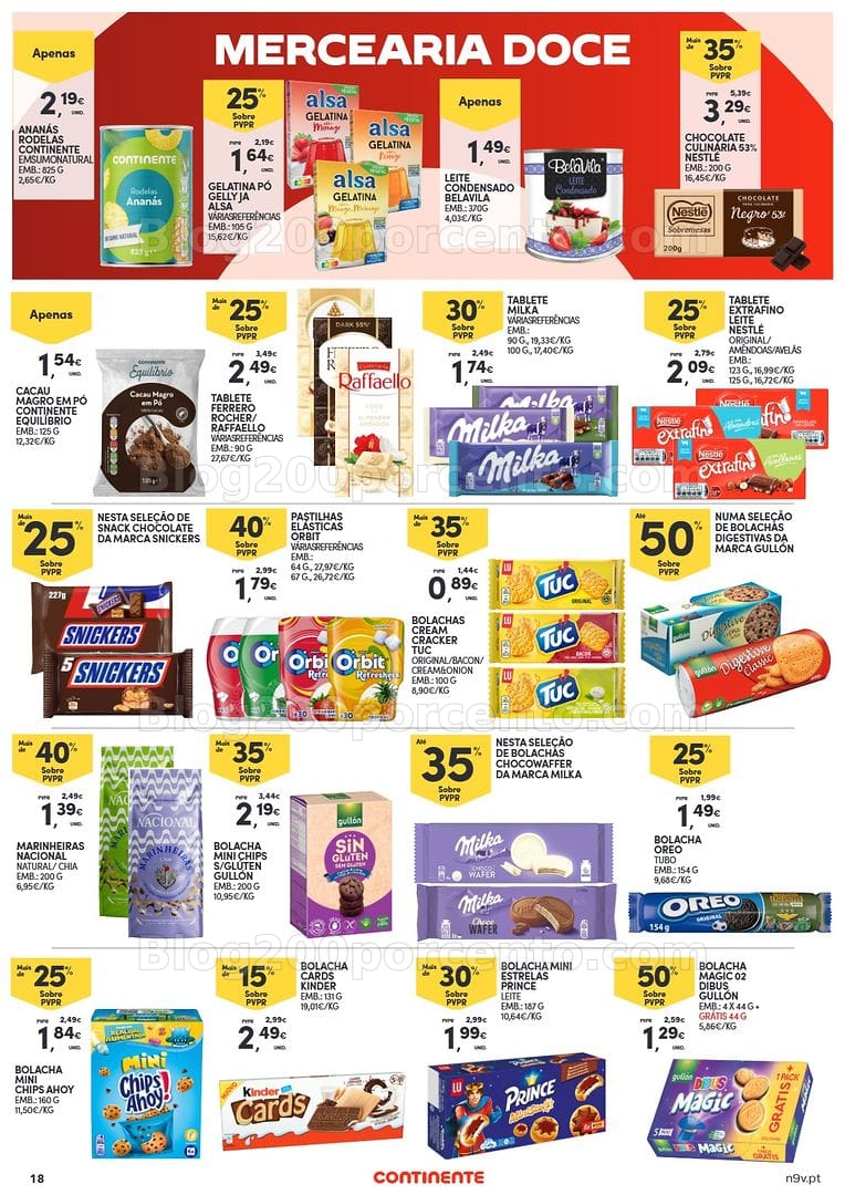 Antevisão Folheto CONTINENTE Açores Promoções de 25 junho a 8 julho