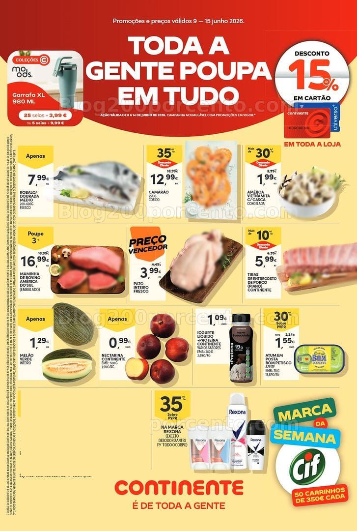 Antevisão Folheto CONTINENTE Bom Dia Promoções de 9 a 15 junho