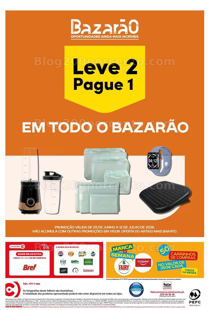 Antevisão Folheto CONTINENTE Bom Dia Promoções de 30 junho a 6 julho