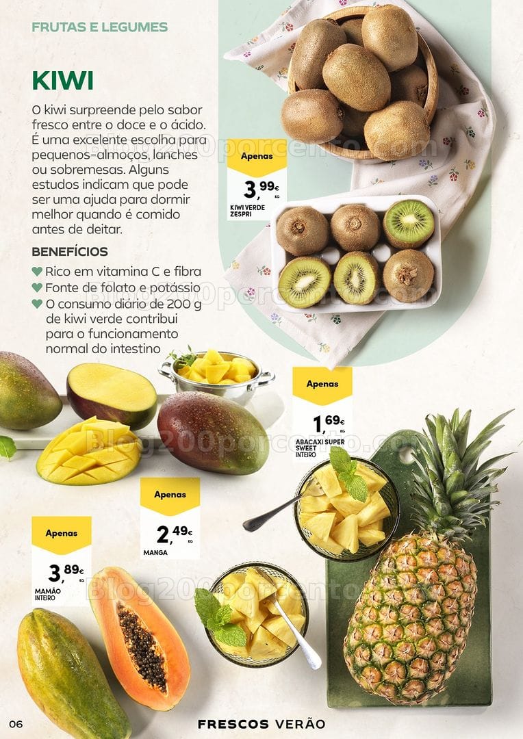 Antevisão Folheto CONTINENTE Frescos de Verão Promoções de 16 a 28 junho