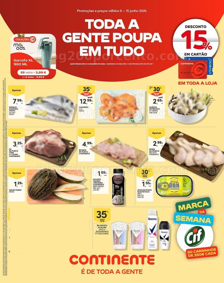 Antevisão Folheto CONTINENTE Madeira Promoções de 9 a 15 junho