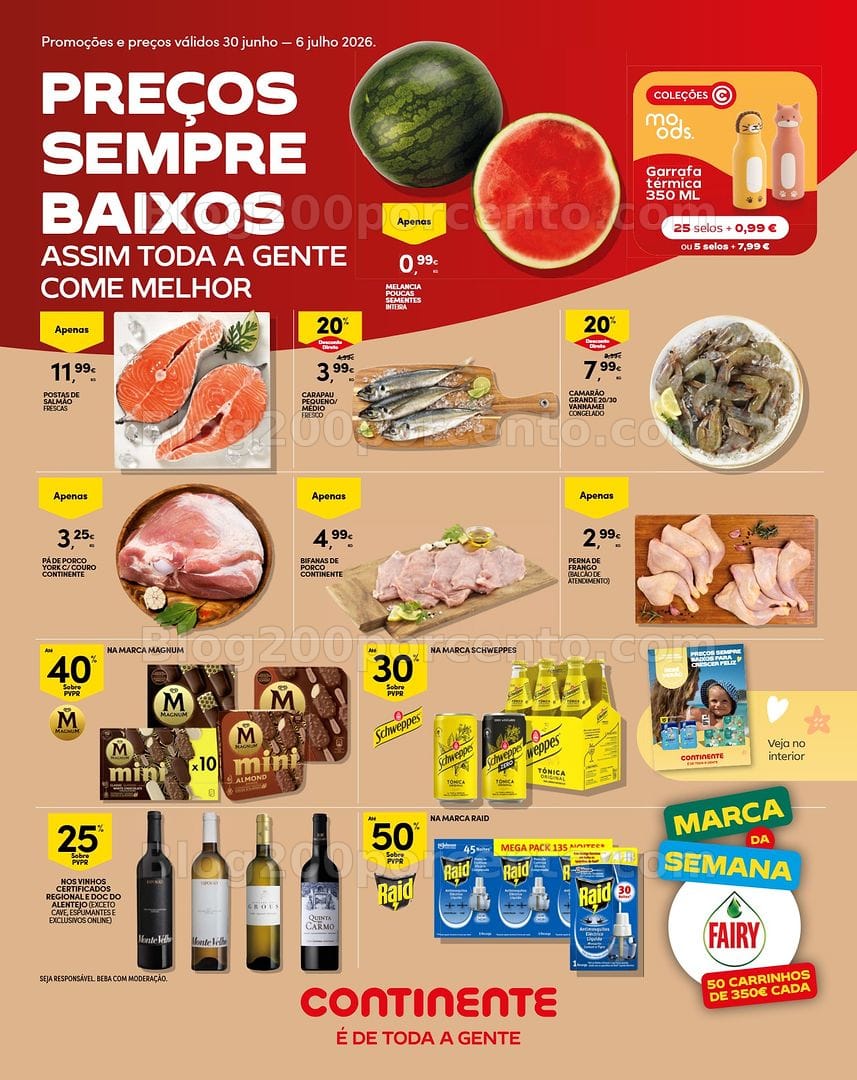 Antevisão Folheto CONTINENTE Madeira Promoções de 30 junho a 6 julho