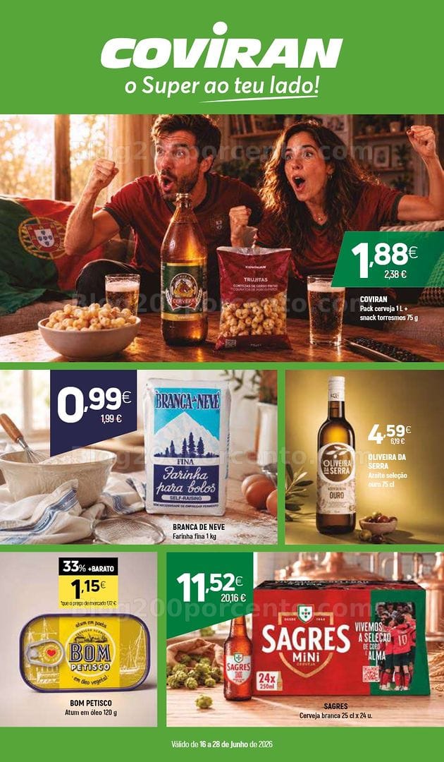 Antevisão Folheto COVIRAN Promoções de 16 a 28 junho
