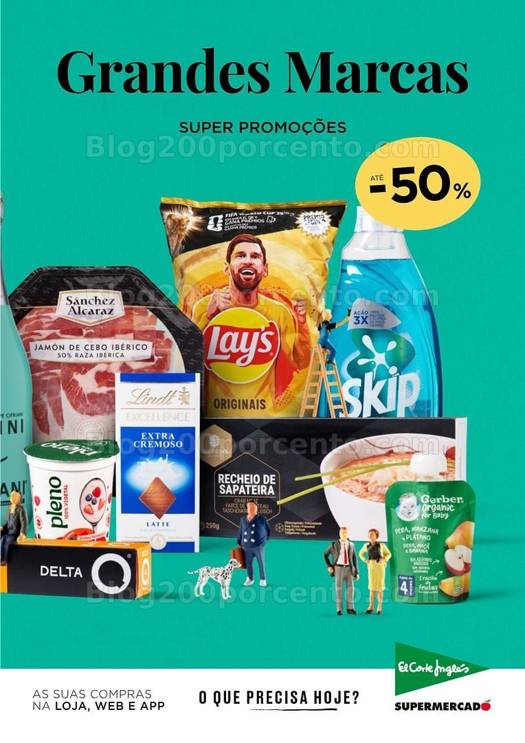 Antevisão Folheto EL CORTE INGLÉS Especial Grandes Marcas Promoções até 9 julho