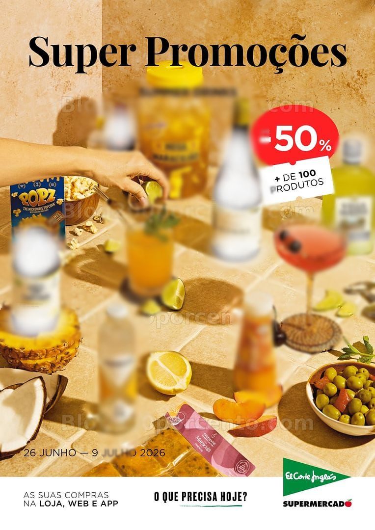 Antevisão Folheto EL CORTE INGLÉS Promoções de 26 junho a 9 julho