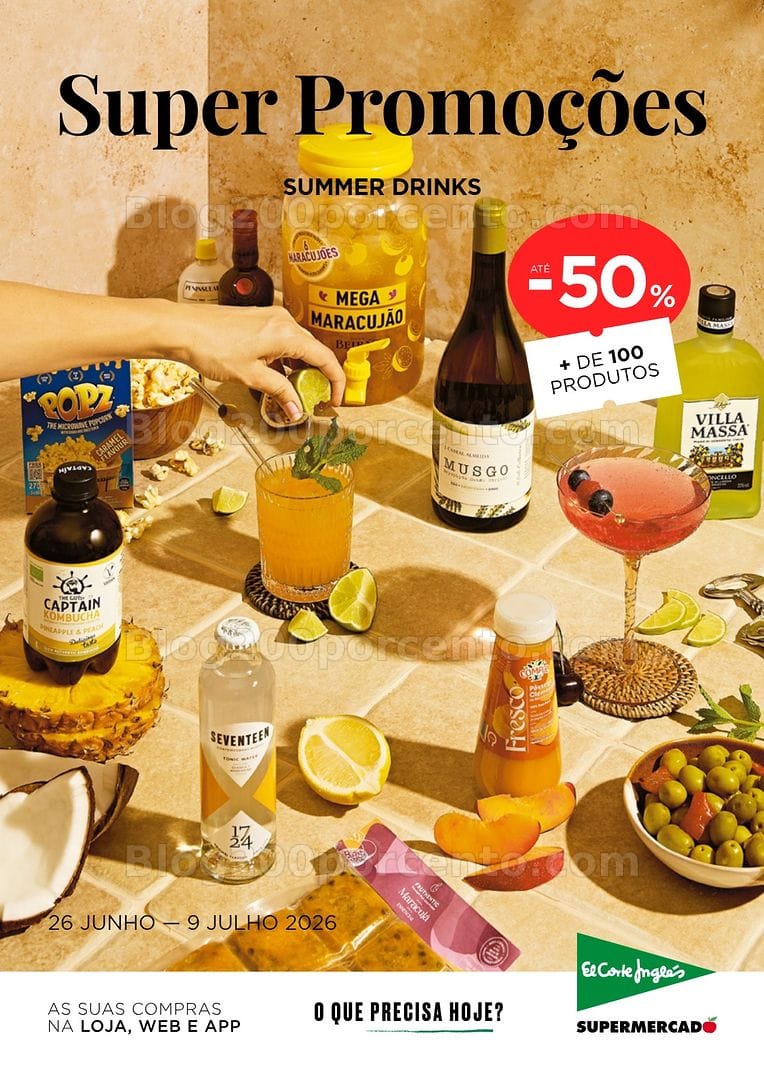 Antevisão Folheto EL CORTE INGLÉS Promoções de 26 junho a 9 julho