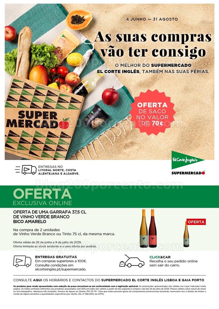 Antevisão Folheto EL CORTE INGLÉS Promoções de 26 junho a 9 julho