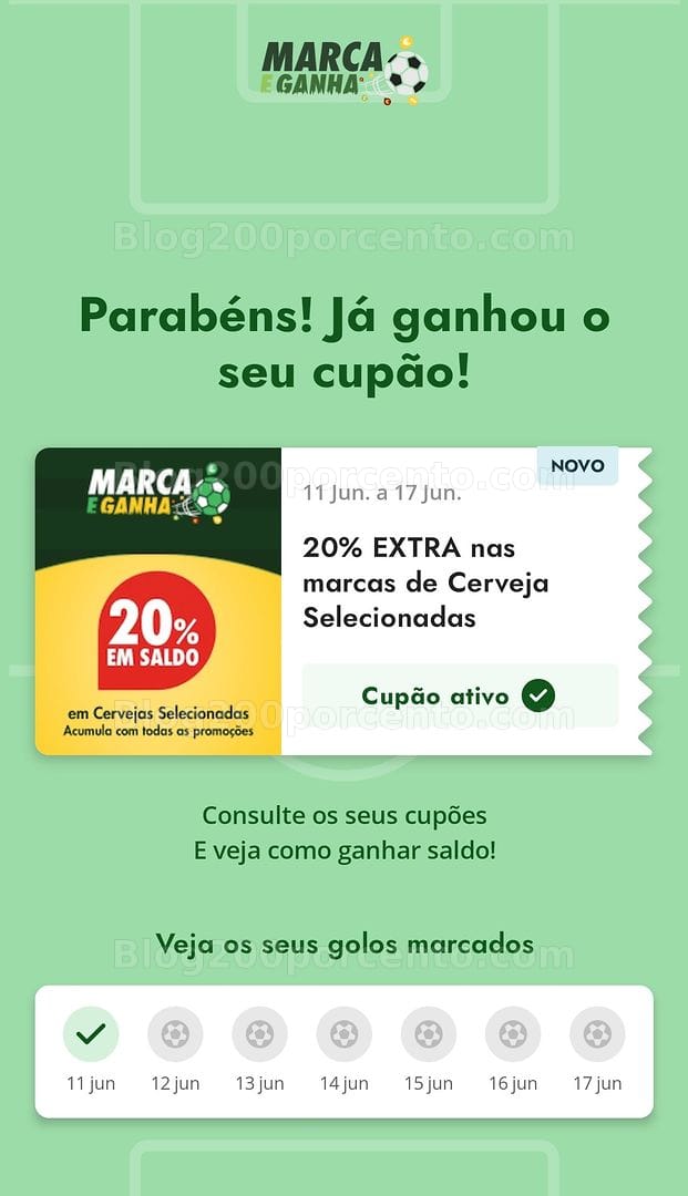 Novos Cupões (válidos durante 7 dias) PINGO DOCE Especial Mundial 11 junho a 19 julho !