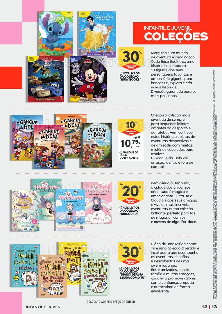 Antevisão Folheto CONTINENTE Feira do Livro Promoções de 23 junho a 5 julho