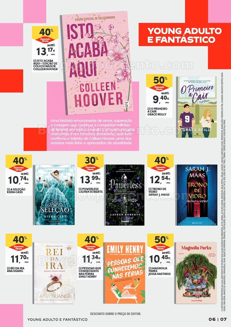 Antevisão Folheto CONTINENTE Feira do Livro Promoções de 23 junho a 5 julho