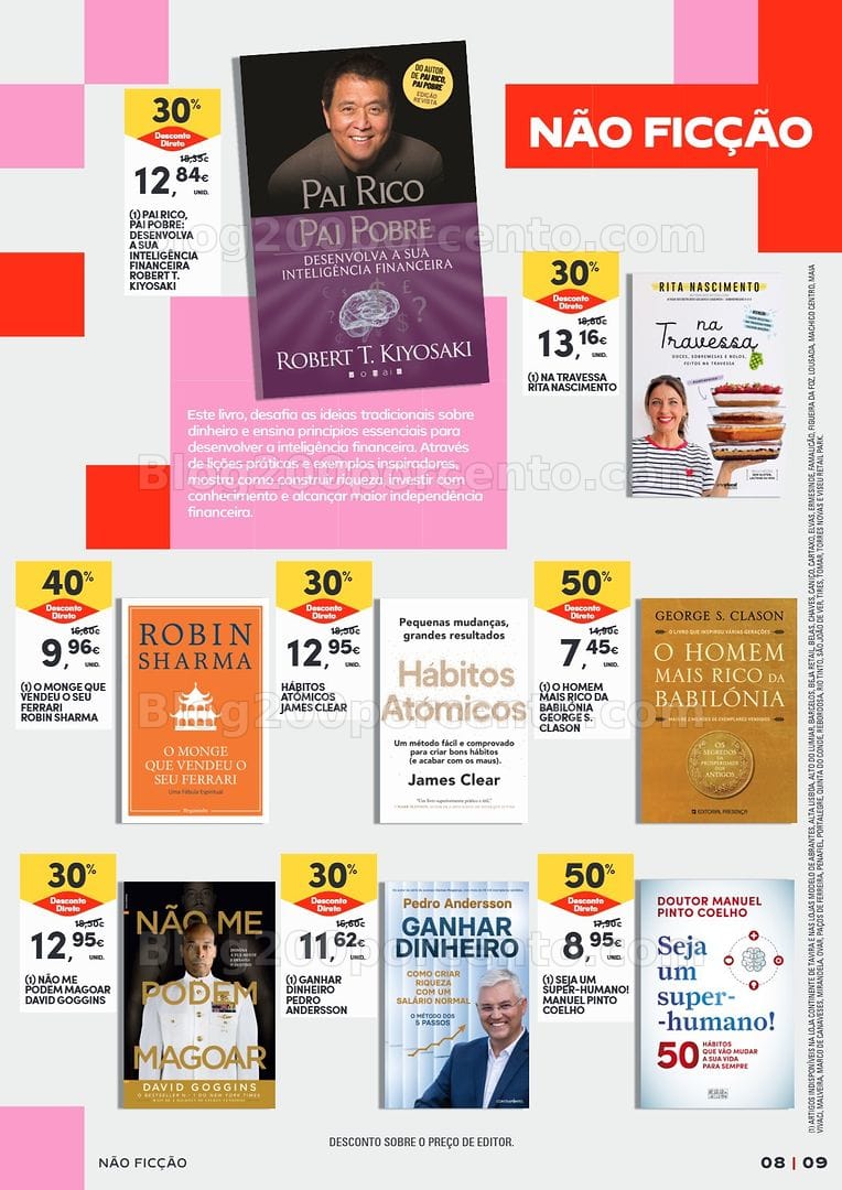 Antevisão Folheto CONTINENTE Feira do Livro Promoções de 23 junho a 5 julho
