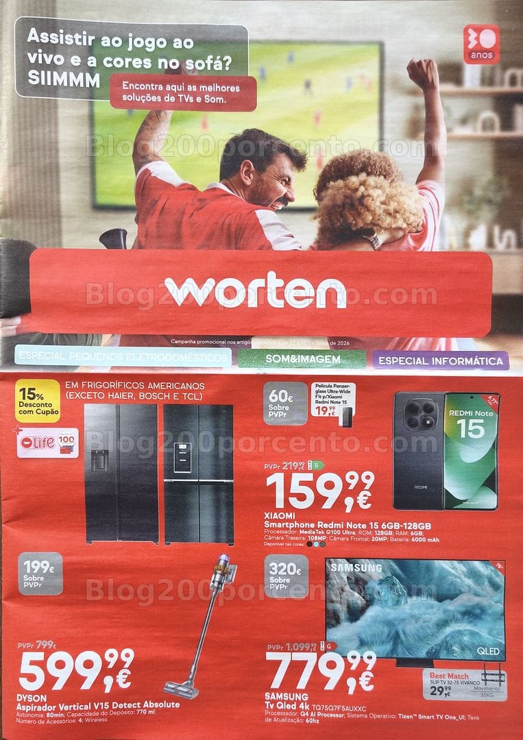 Antevisão Folheto WORTEN Promoções de 23 a 30 junho