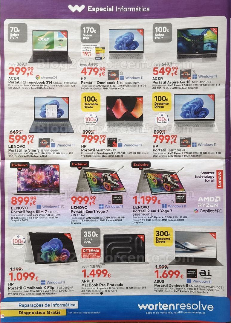 Antevisão Folheto WORTEN Promoções de 23 a 30 junho