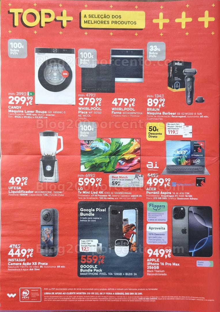 Antevisão Folheto WORTEN Promoções de 23 a 30 junho