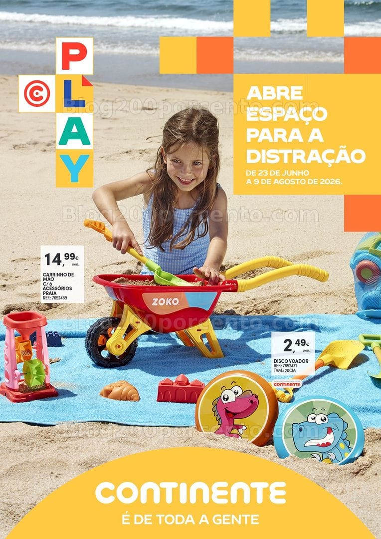 Antevisão Folheto CONTINENTE Especial Férias de Verão Promoções de 23 junho a 9 agosto
