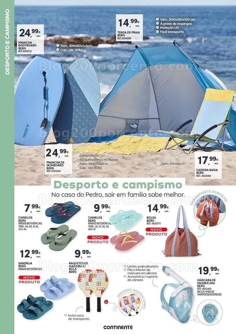 Antevisão Folheto CONTINENTE Especial Férias de Verão Promoções de 23 junho a 9 agosto