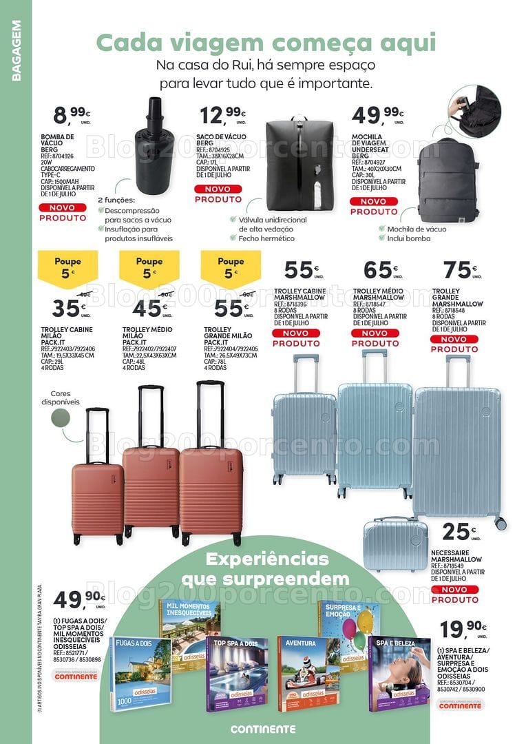 Antevisão Folheto CONTINENTE Especial Férias de Verão Promoções de 23 junho a 9 agosto