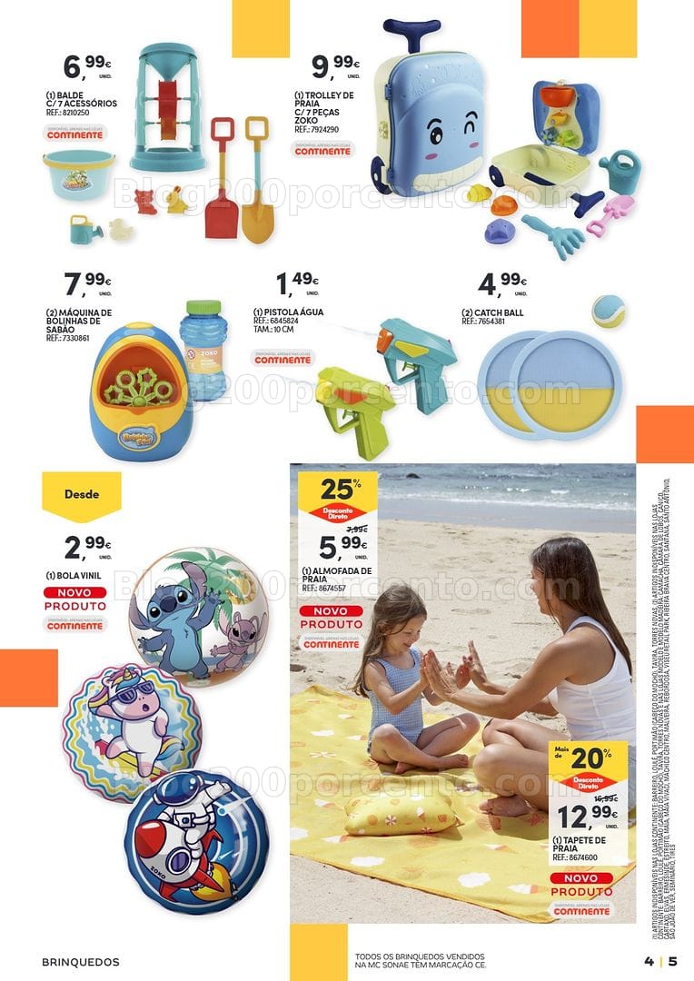 Antevisão Folheto CONTINENTE Especial Férias de Verão Promoções de 23 junho a 9 agosto