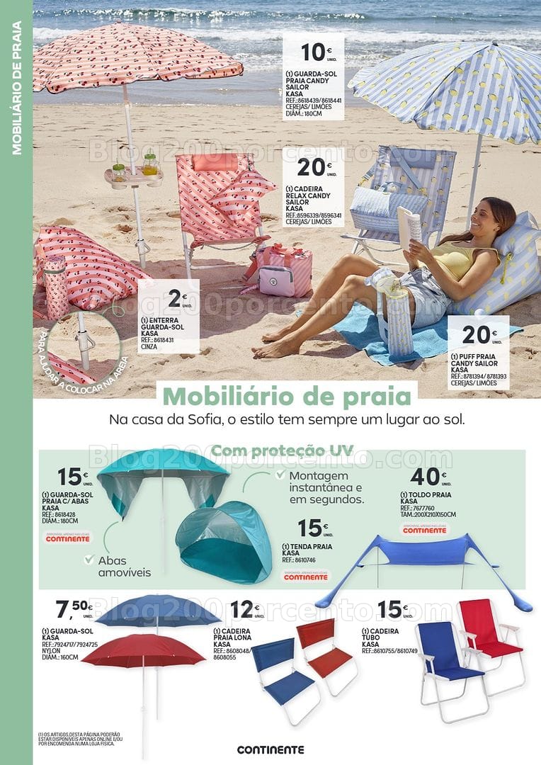 Antevisão Folheto CONTINENTE Especial Férias de Verão Promoções de 23 junho a 9 agosto