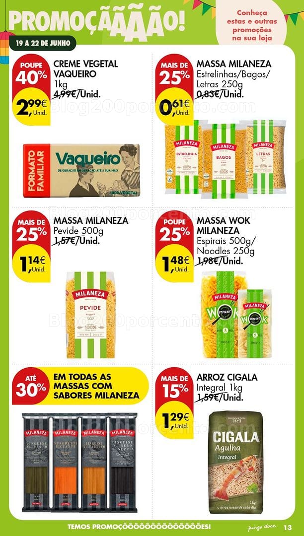 Antevisão Folheto PINGO DOCE Promoções Fim de Semana - 19 a 21 junho