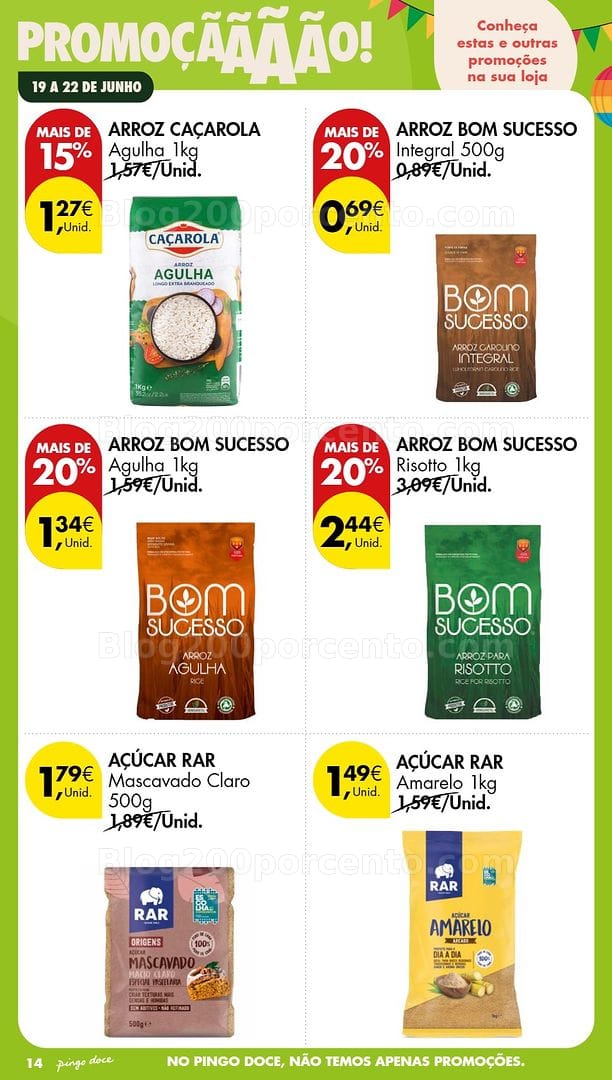 Antevisão Folheto PINGO DOCE Promoções Fim de Semana - 19 a 21 junho