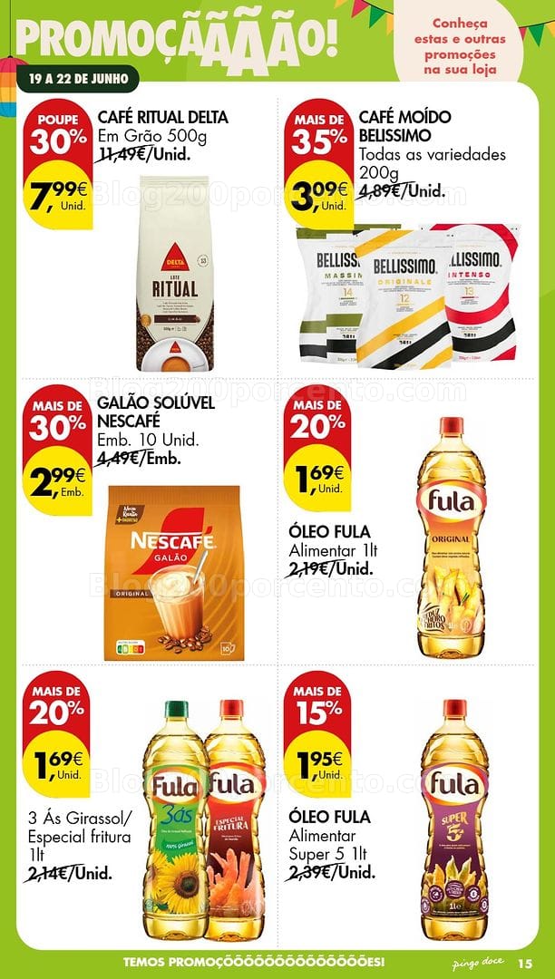 Antevisão Folheto PINGO DOCE Promoções Fim de Semana - 19 a 21 junho