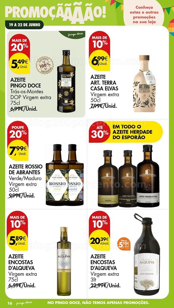 Antevisão Folheto PINGO DOCE Promoções Fim de Semana - 19 a 21 junho
