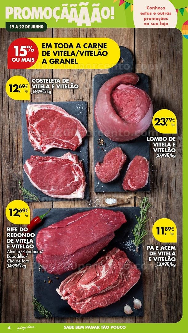 Antevisão Folheto PINGO DOCE Promoções Fim de Semana - 19 a 21 junho