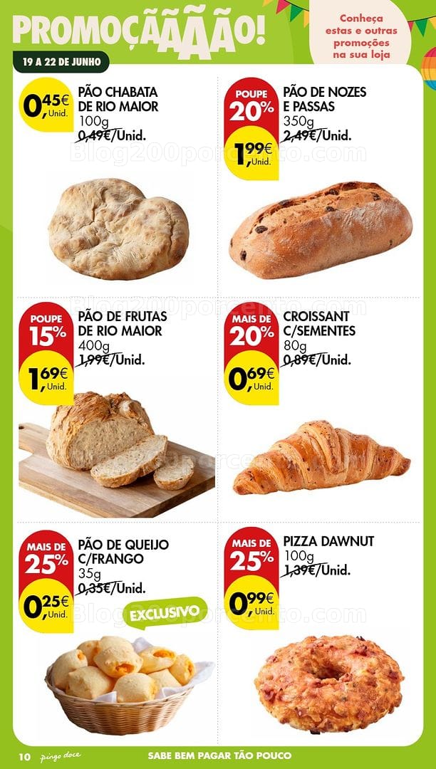 Antevisão Folheto PINGO DOCE Promoções Fim de Semana - 19 a 21 junho