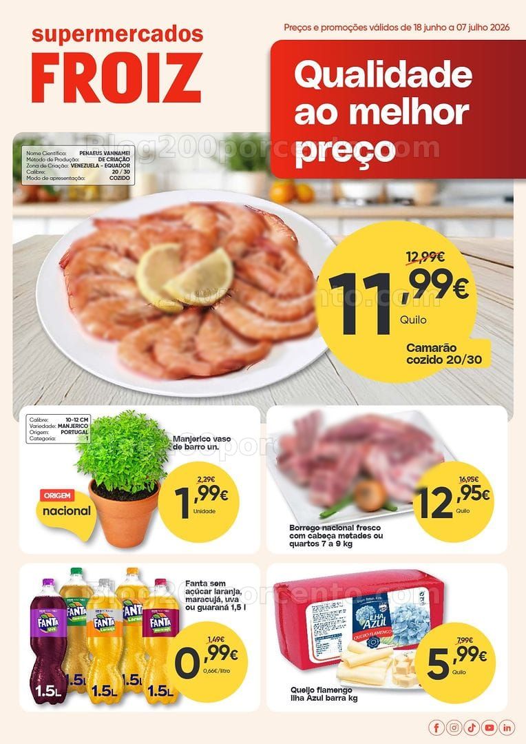 Antevisão Folheto FROIZ Promoções de 18 junho a 7 julho