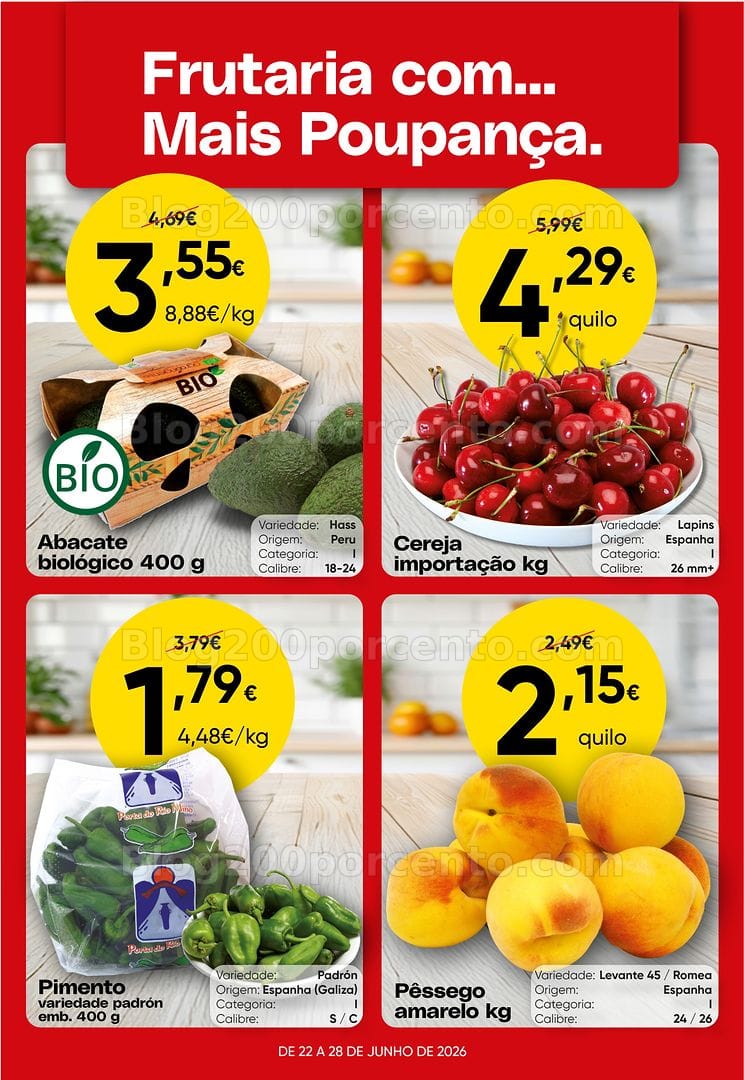 Antevisão Folheto FROIZ Promoções de 22 a 28 junho