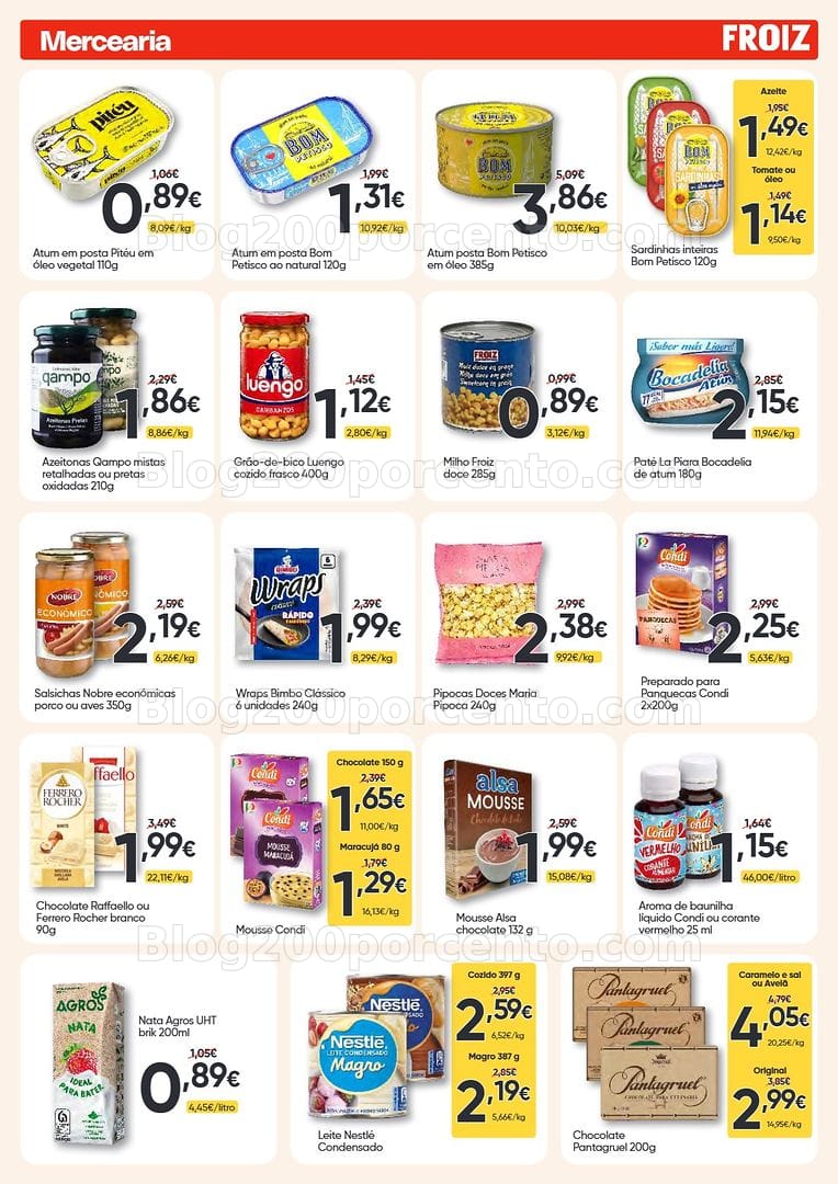 Antevisão Folheto FROIZ Promoções de 3 a 17 junho
