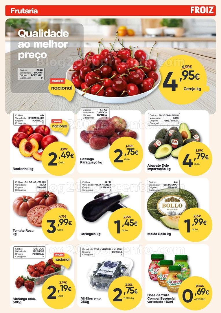 Antevisão Folheto FROIZ Promoções de 3 a 17 junho